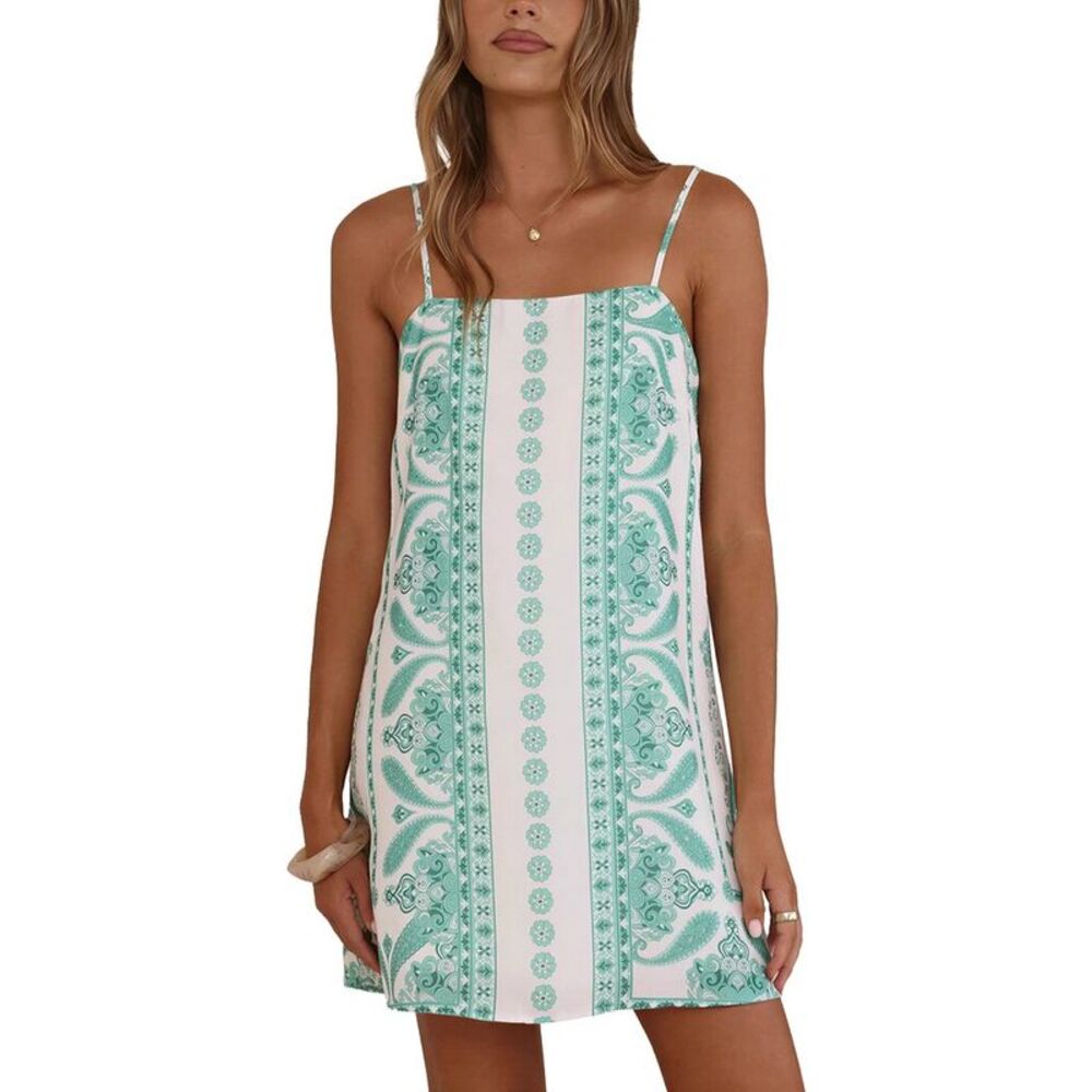 Charlotte Green Womens  Mini Dress